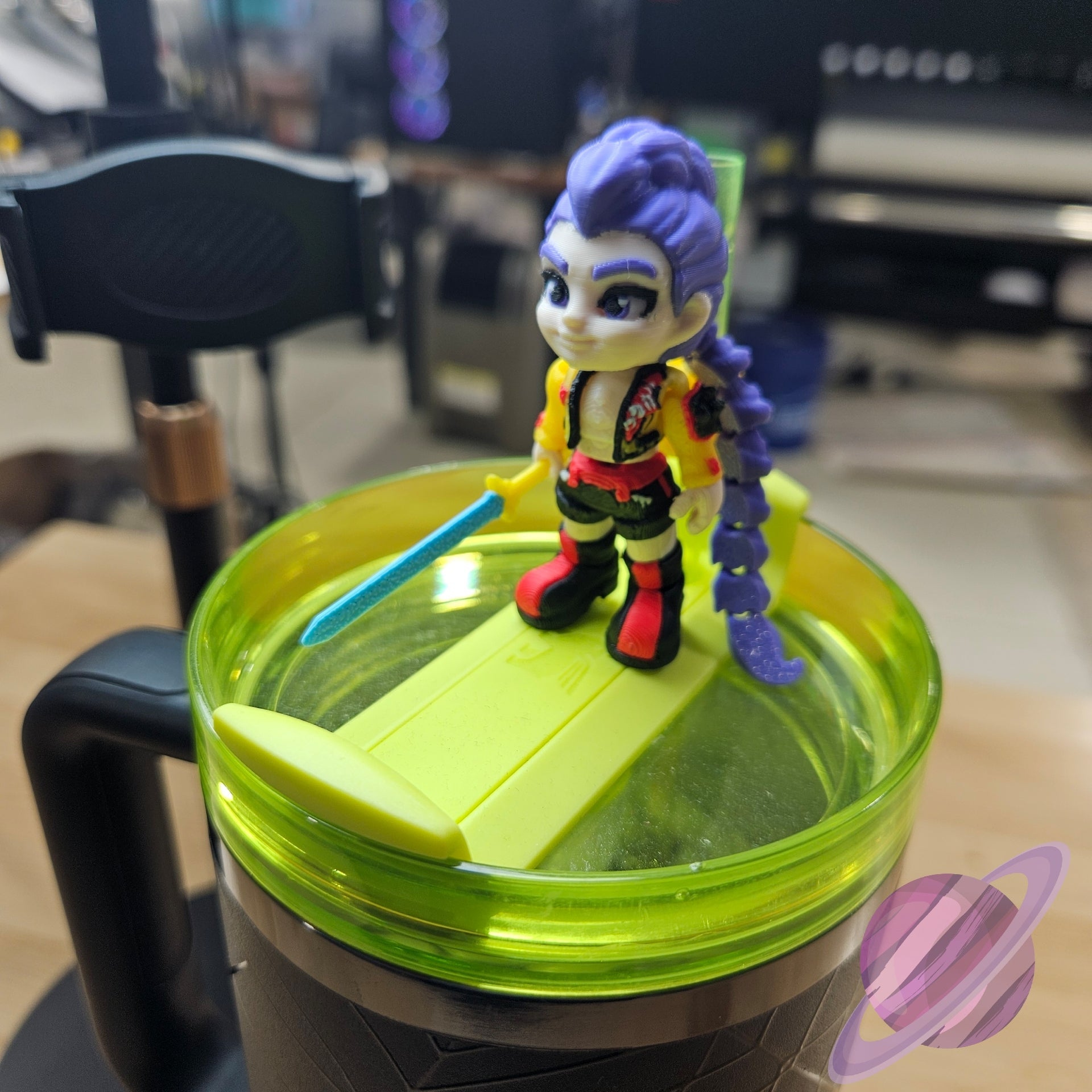 HUNTER GIRL-3D PRINTED STRAW BUDDY - Like A Duchess