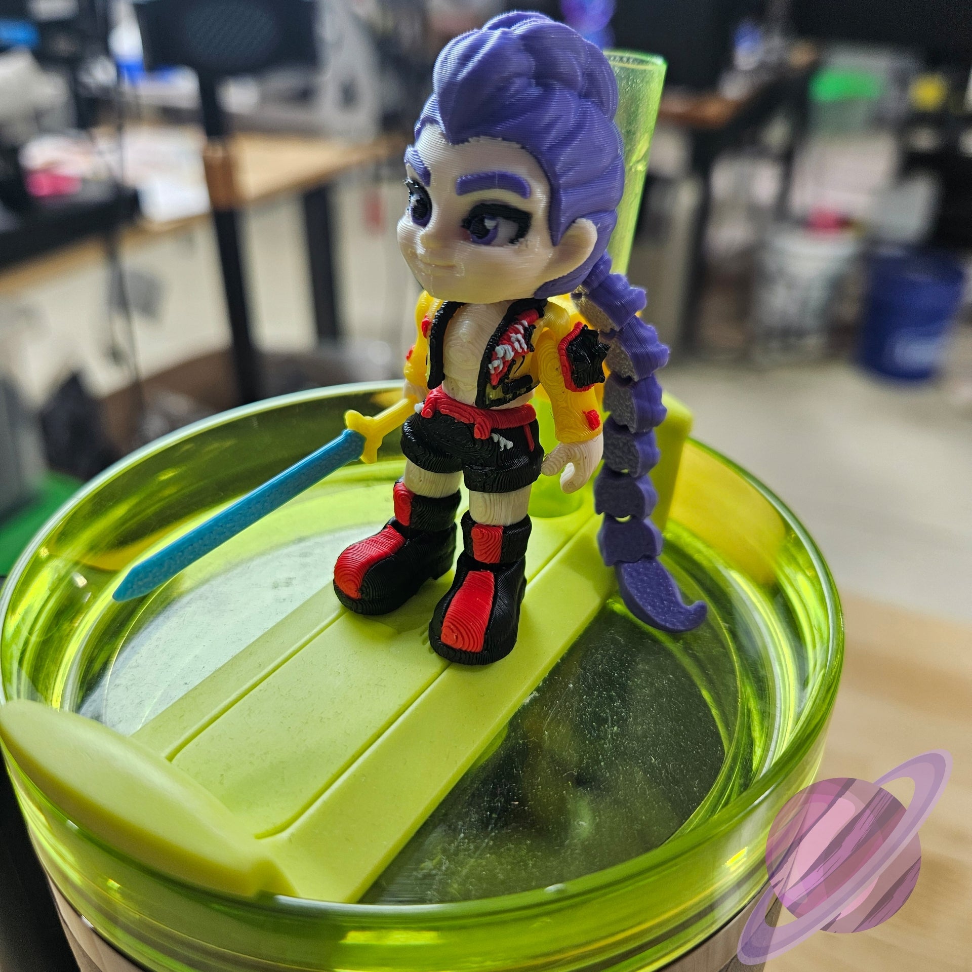 HUNTER GIRL-3D PRINTED STRAW BUDDY - Like A Duchess