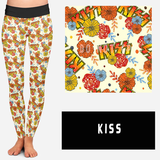 BAND RUN 2- KISS LEGGINGS/CAPRI/JOGGERS - Like A Duchess