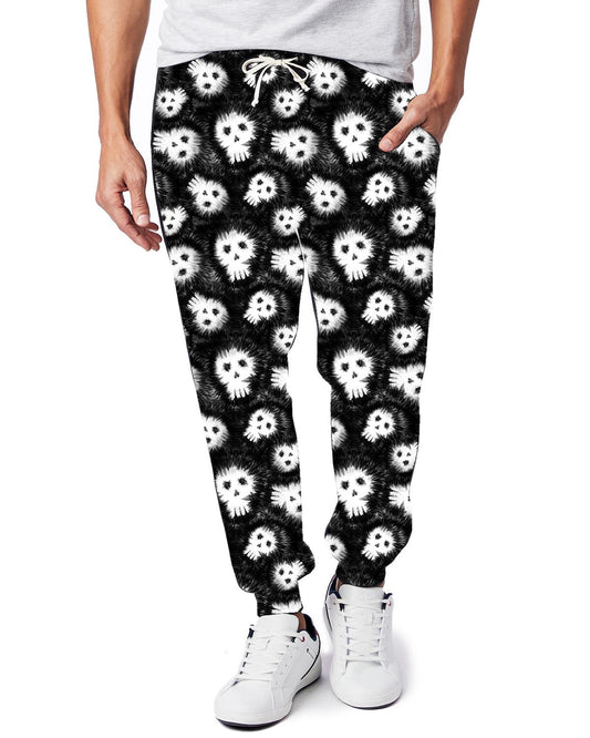 HIPPIE HALLOWEEN-TIE DYE SKULLS JOGGERS - Like A Duchess