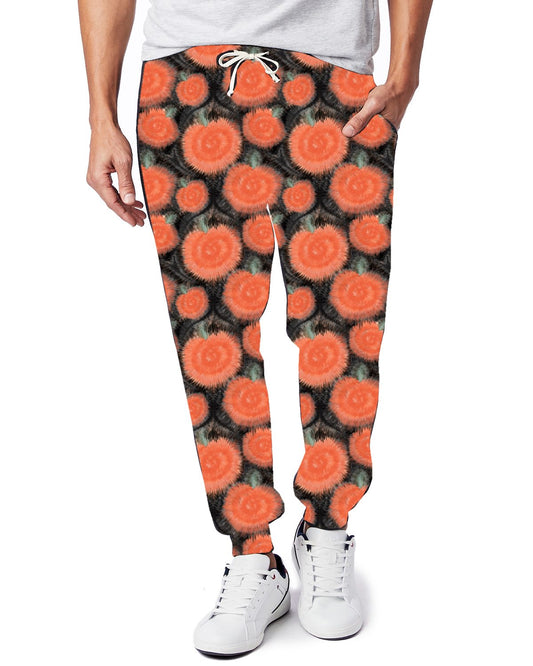 HIPPIE HALLOWEEN-TIE DYE PUMPKINS JOGGERS - Like A Duchess