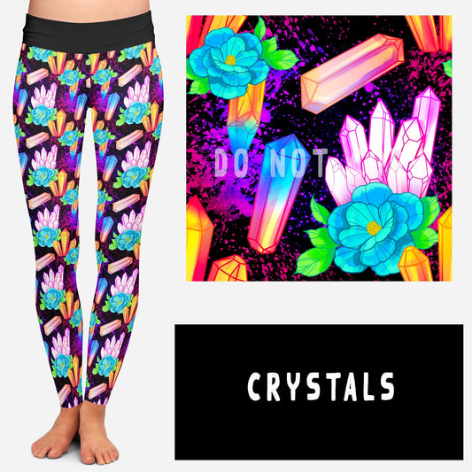 SPOOKY LF RUN- CRYSTALS POCKET LEGGINGS AND JOGGERS - Like A Duchess