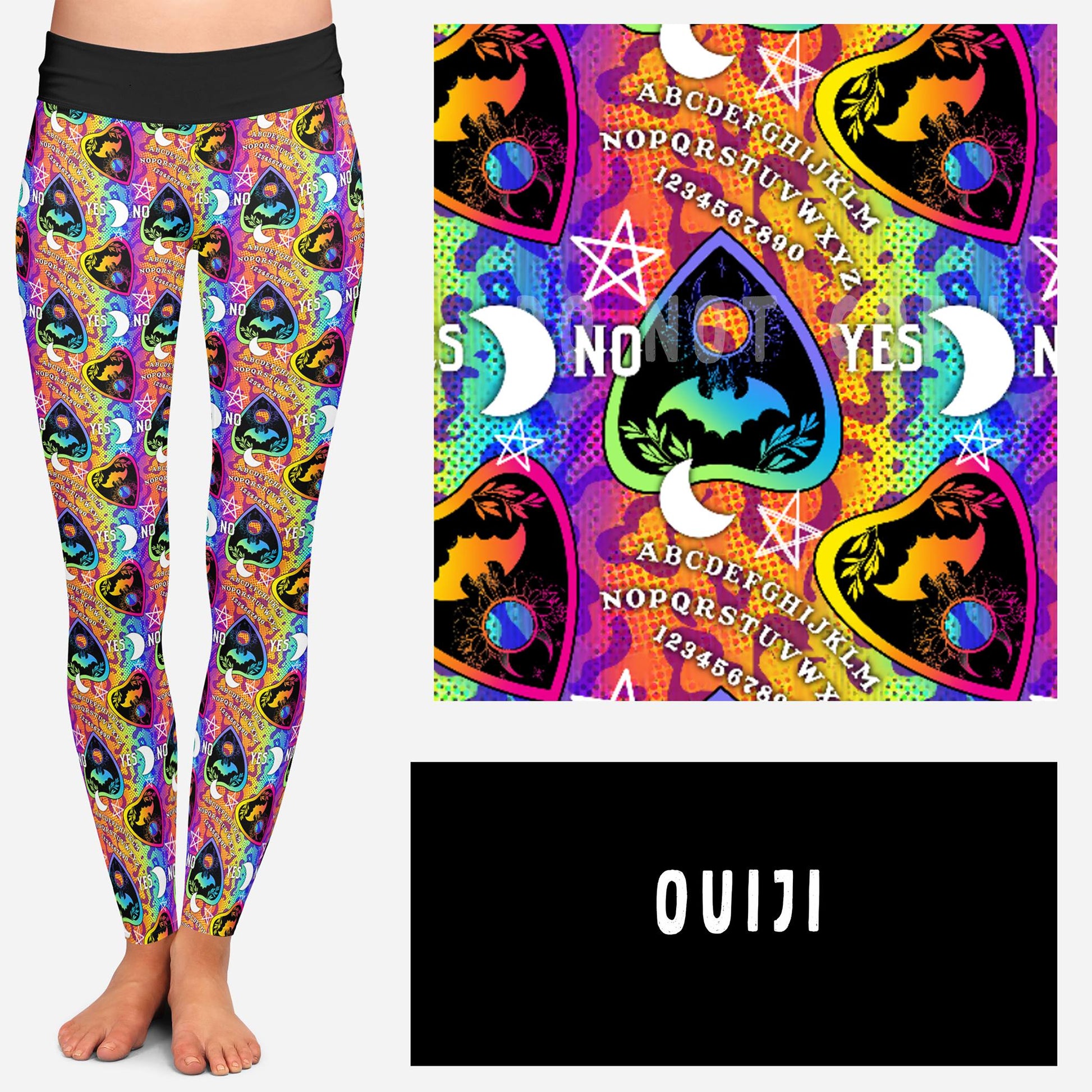 SPOOKY LF RUN- OUIJI POCKET LEGGINGS AND JOGGERS - Like A Duchess