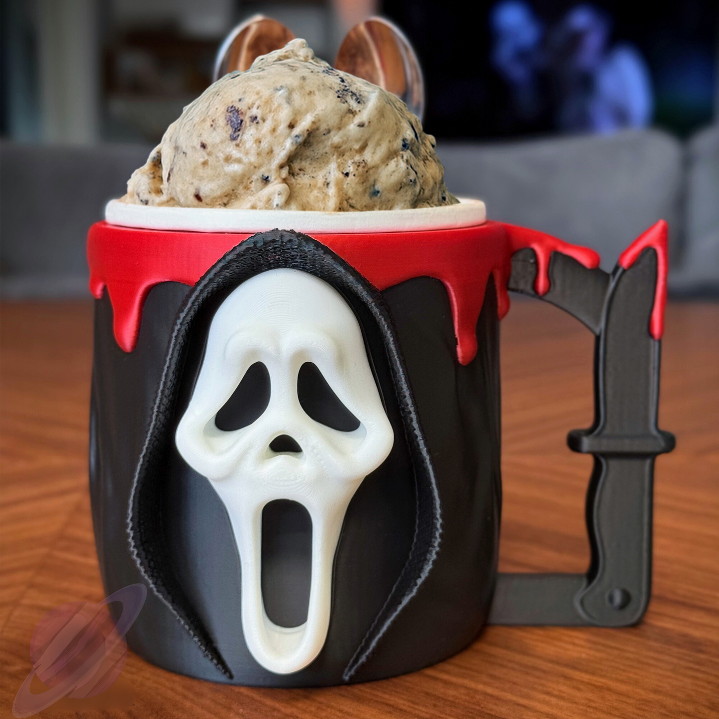 GF HORROR- 3D PRINTED ICE CREAM PINT HOLDER - Like A Duchess