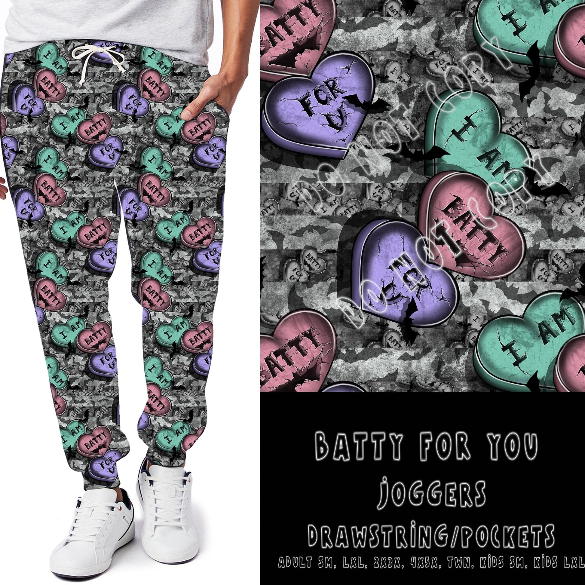 SPRING FLING-BATTY FOR YOU- LEGGINGS/JOGGERS - Like A Duchess
