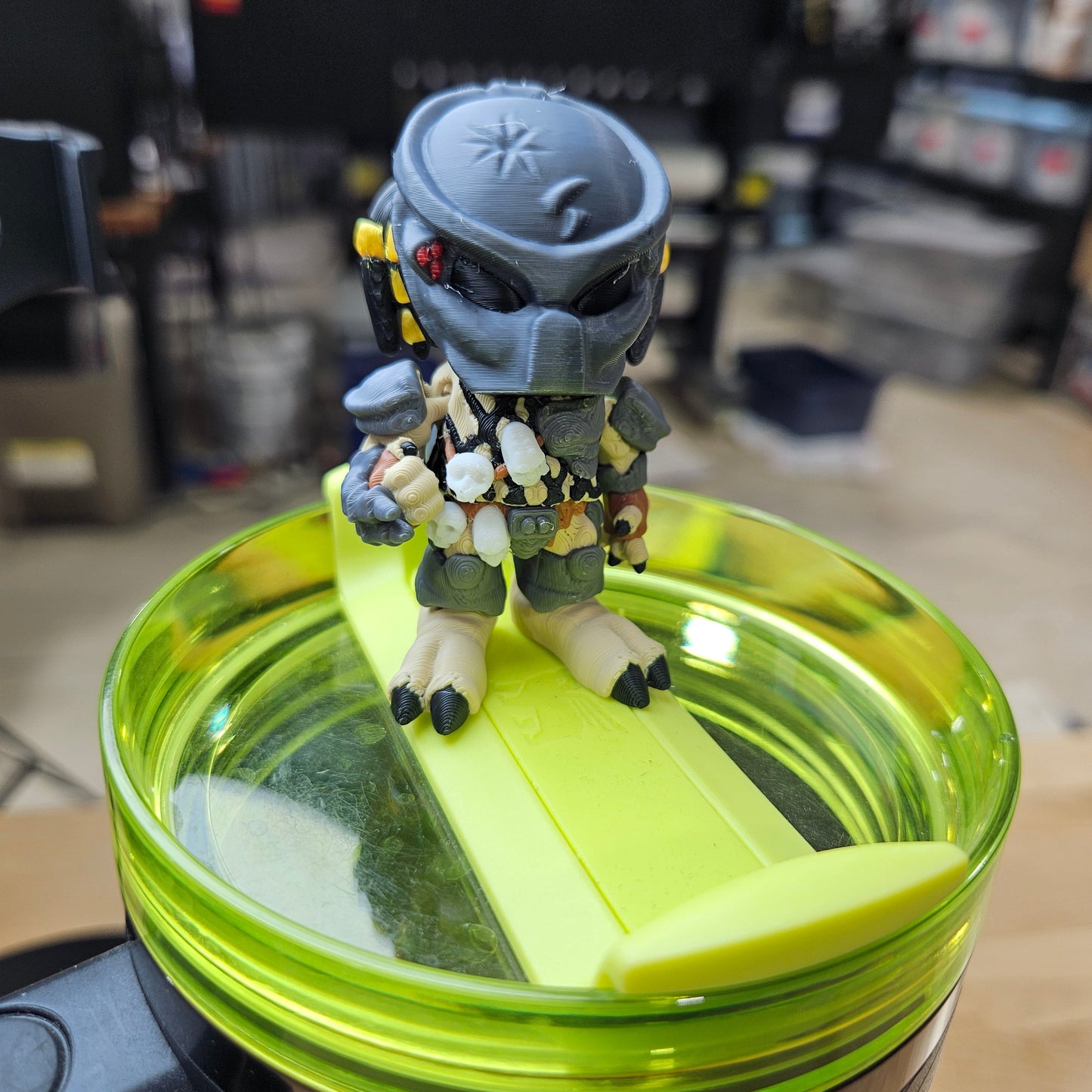 CHAINSAW GUY-3D PRINTED STRAW BUDDY