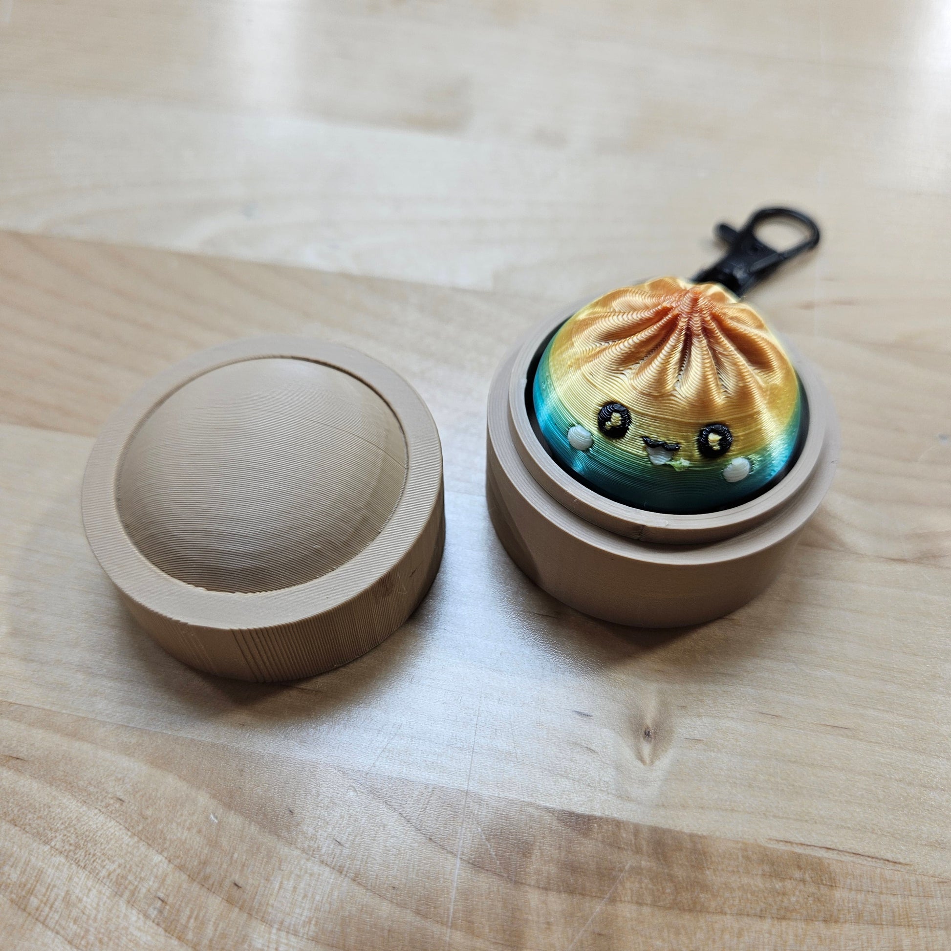 5 PACK MYSTERY FIDGET CLICKER DUMPLING KEYCHAINS- 3D PRINTED - Like A Duchess