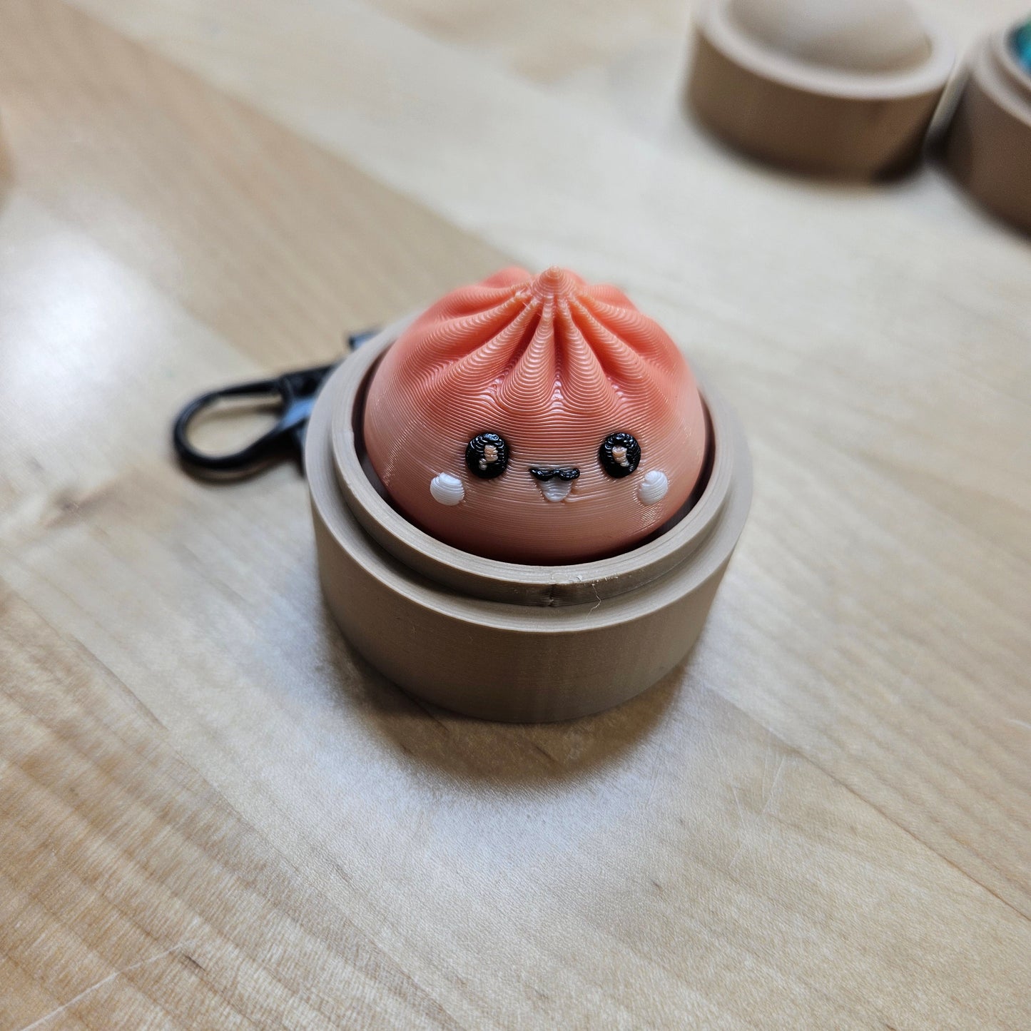 5 PACK MYSTERY FIDGET CLICKER DUMPLING KEYCHAINS- 3D PRINTED - Like A Duchess