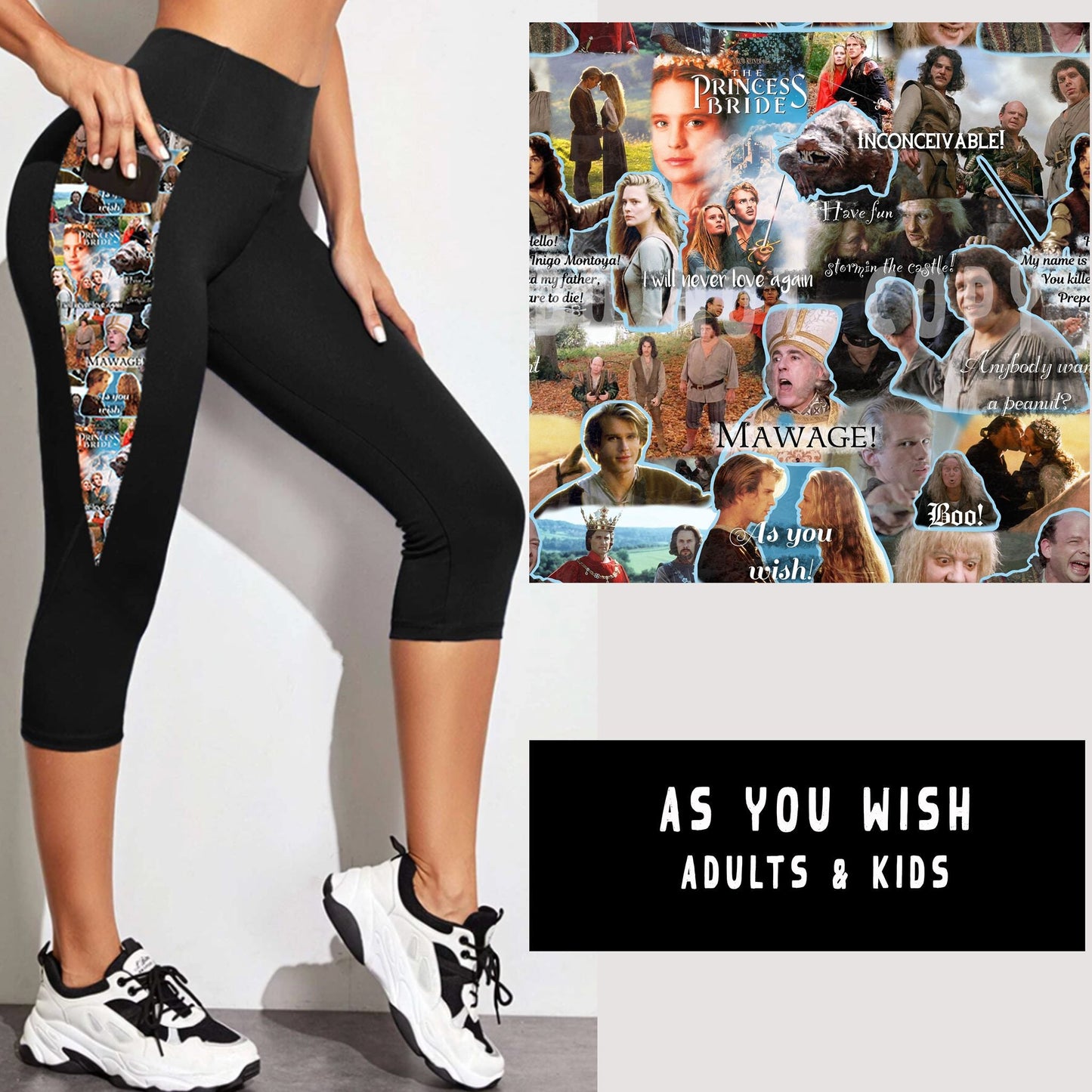 OUTFIT RUN 5- AS YOU WISH LEGGINGS/CAPRI/JOGGERS - Like A Duchess