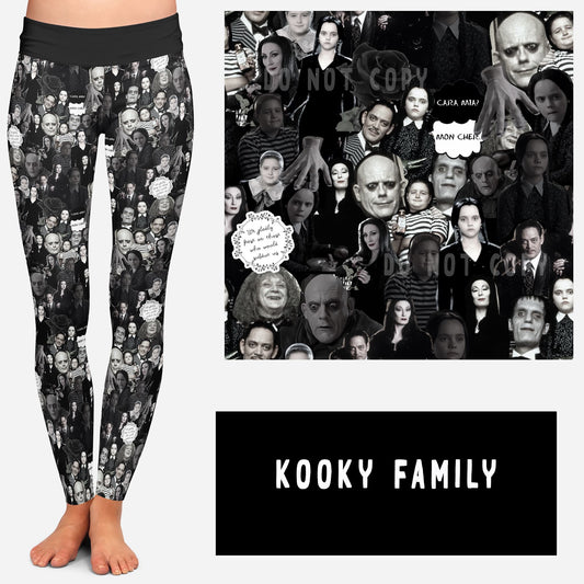 NOSTALGIC WEIRDOS RUN-KOOKY FAMILY LEGGINGS/JOGGERS - Like A Duchess