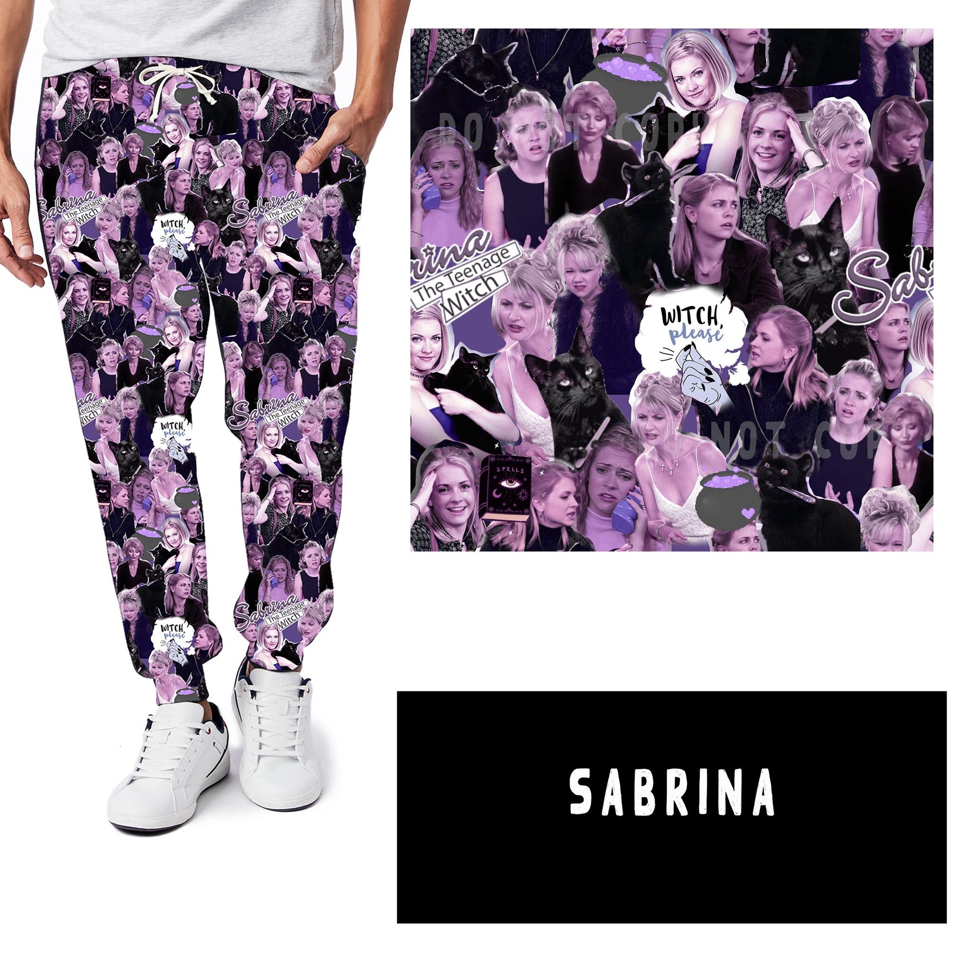 NOSTALGIC WEIRDOS RUN-SABRINA LEGGINGS/JOGGERS - Like A Duchess