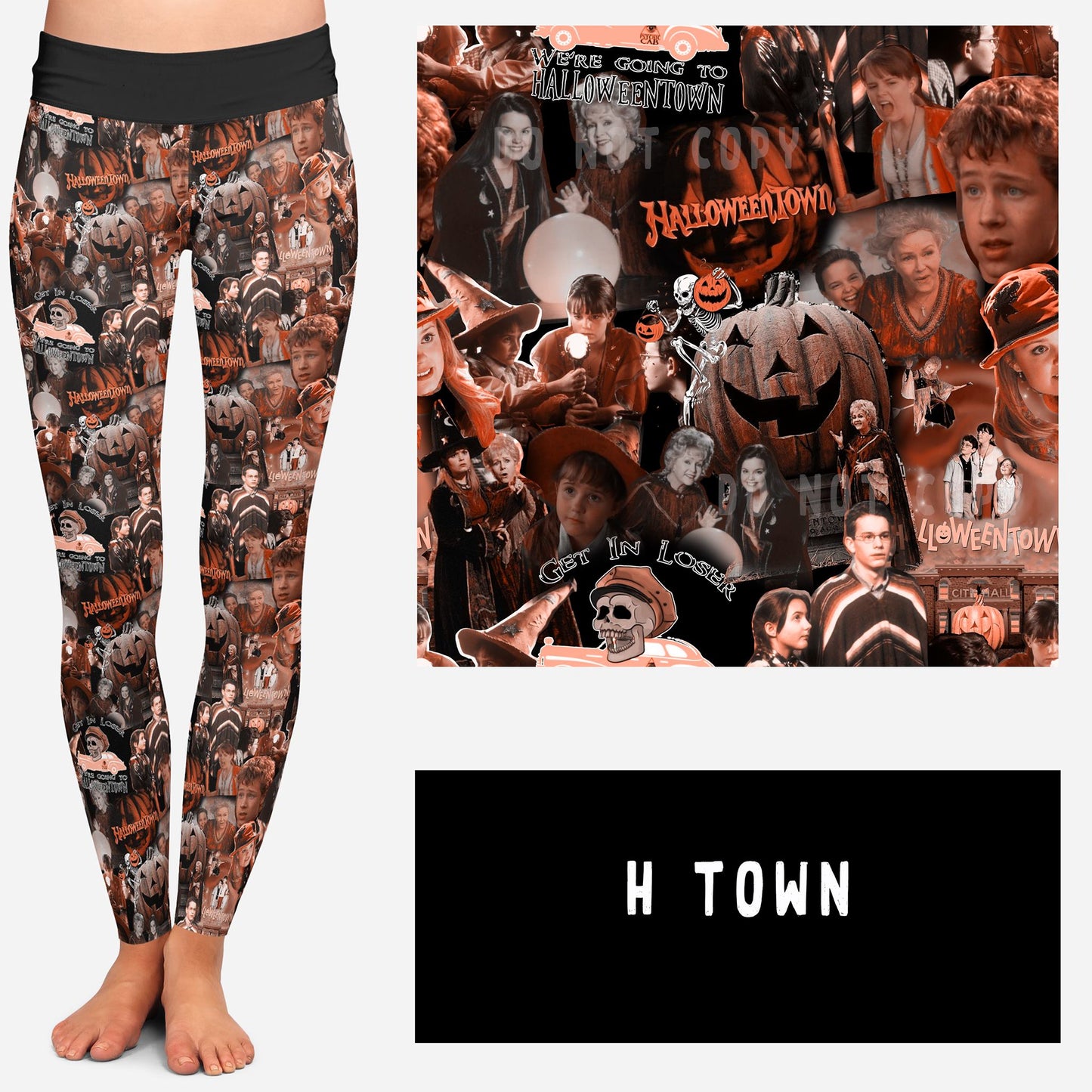 NOSTALGIC WEIRDOS RUN-H TOWN LEGGINGS/JOGGERS - Like A Duchess