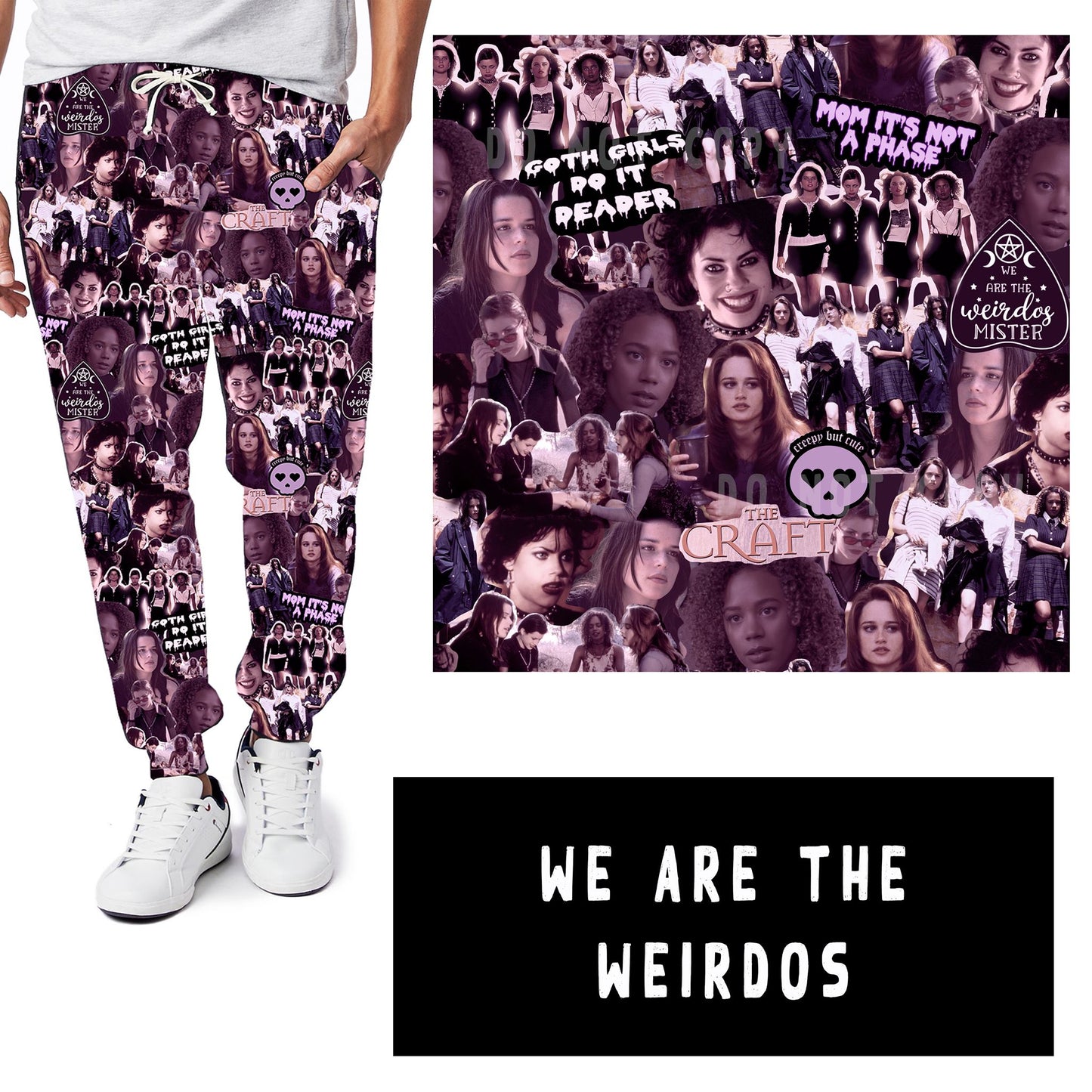 NOSTALGIC WEIRDOS RUN-WE ARE THE WEIRDOS LEGGINGS/JOGGERS - Like A Duchess