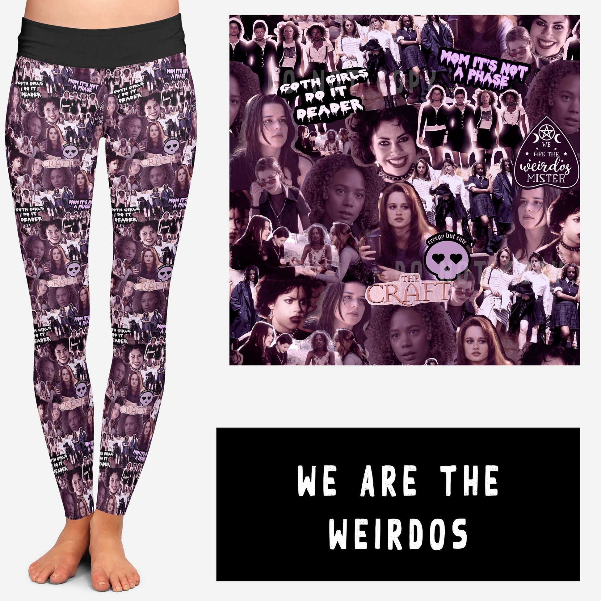 NOSTALGIC WEIRDOS RUN-WE ARE THE WEIRDOS LEGGINGS/JOGGERS - Like A Duchess