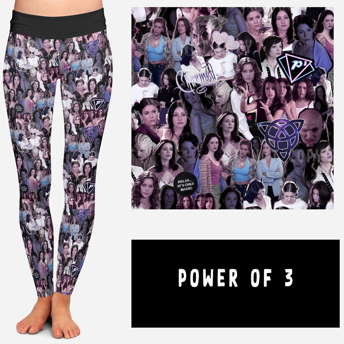 NOSTALGIC WEIRDOS RUN-POWER OF 3 LEGGINGS/JOGGERS - Like A Duchess