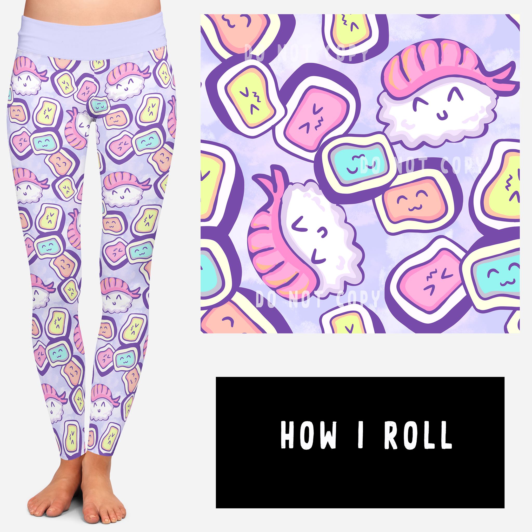 PASTEL ODDITY RUN-HOW I ROLL LEGGINGS/JOGGERS