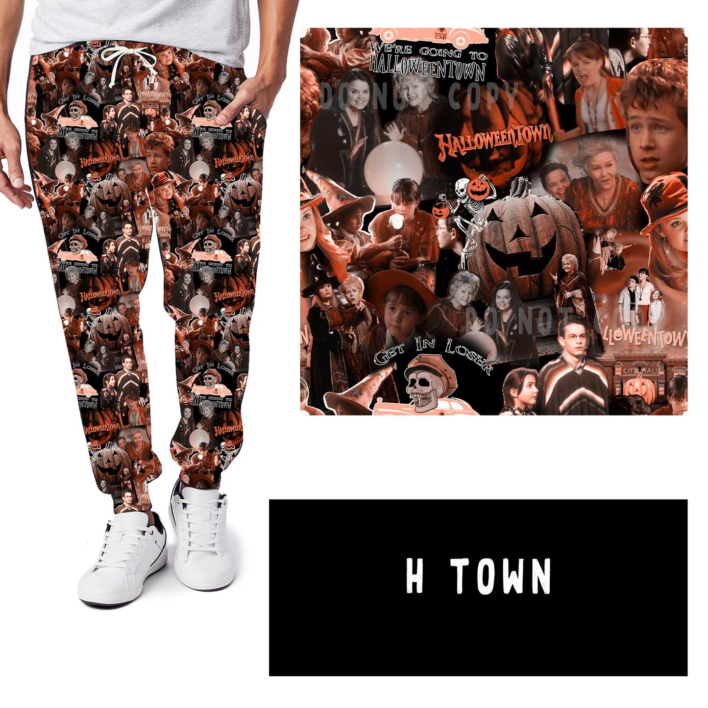 NOSTALGIC WEIRDOS RUN-H TOWN LEGGINGS/JOGGERS - Like A Duchess