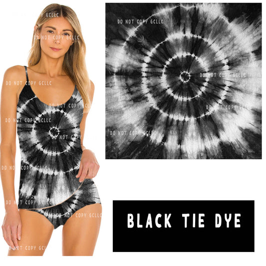 CAMI SETS/UNDERWEAR RUN- BLACK TIE DYE - Like A Duchess