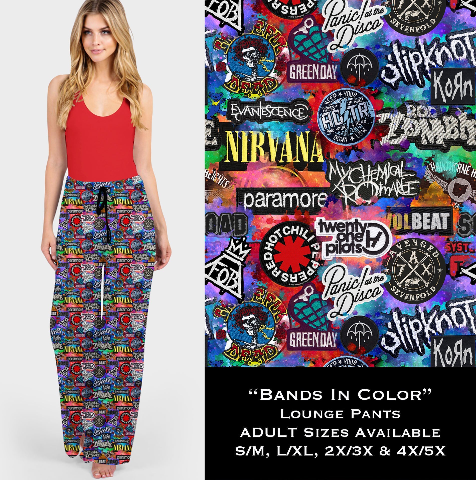 Bands in Color - Lounge Pants - Like A Duchess