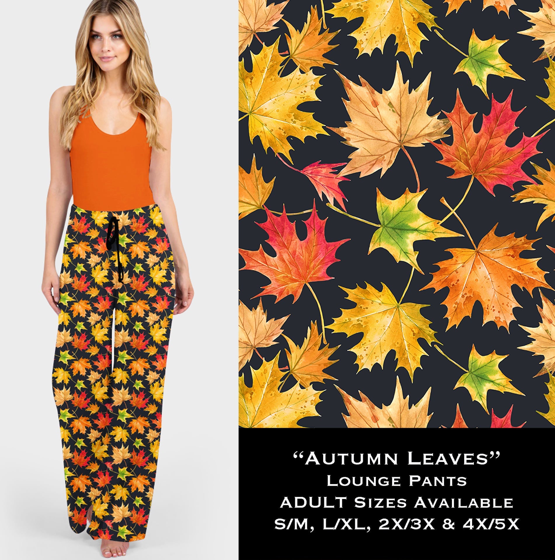 Autumn Leaves - Lounge Pants - Like A Duchess