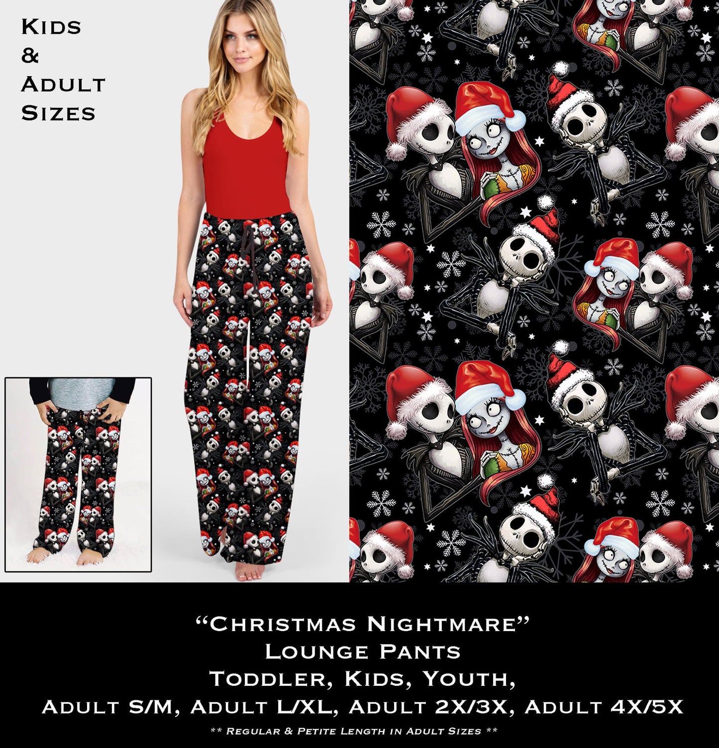 Christmas Nightmare - Lounge Pants - Like A Duchess