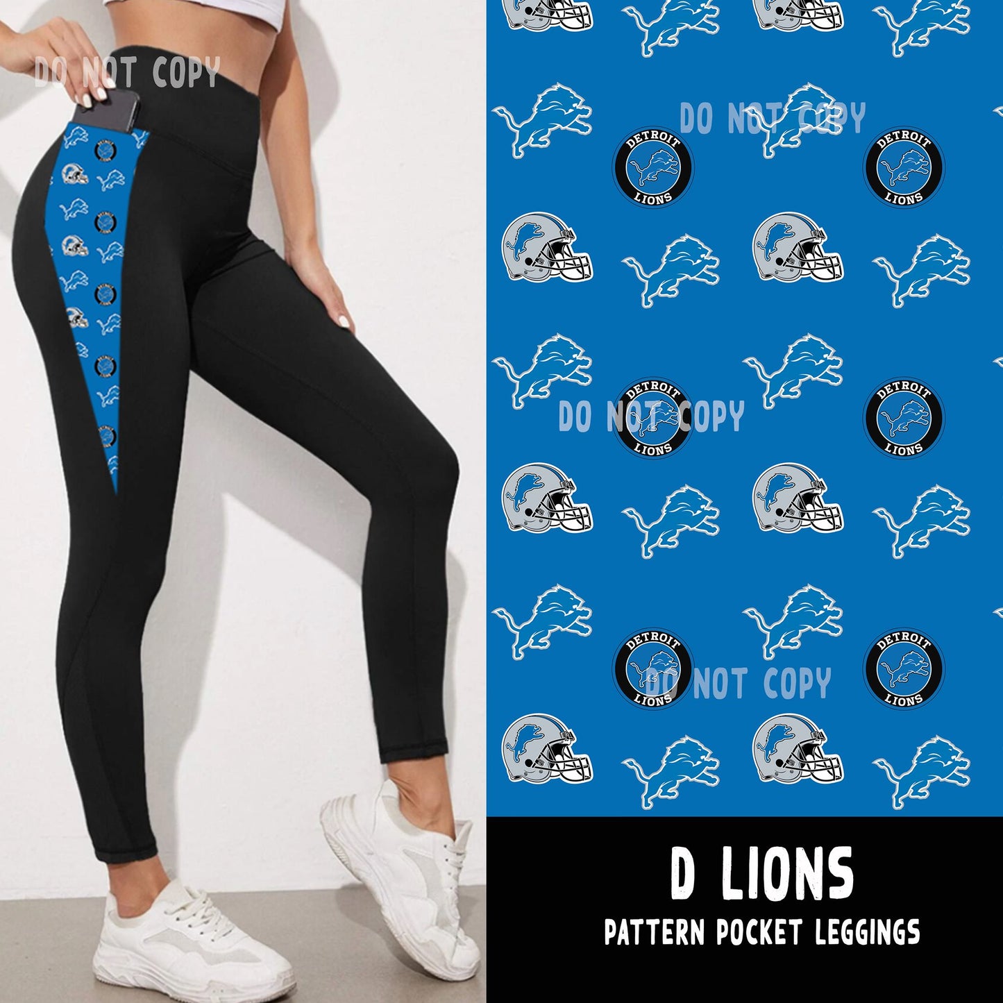 FBALL RUN-D LIONS LEGGINGS/JOGGER - Like A Duchess