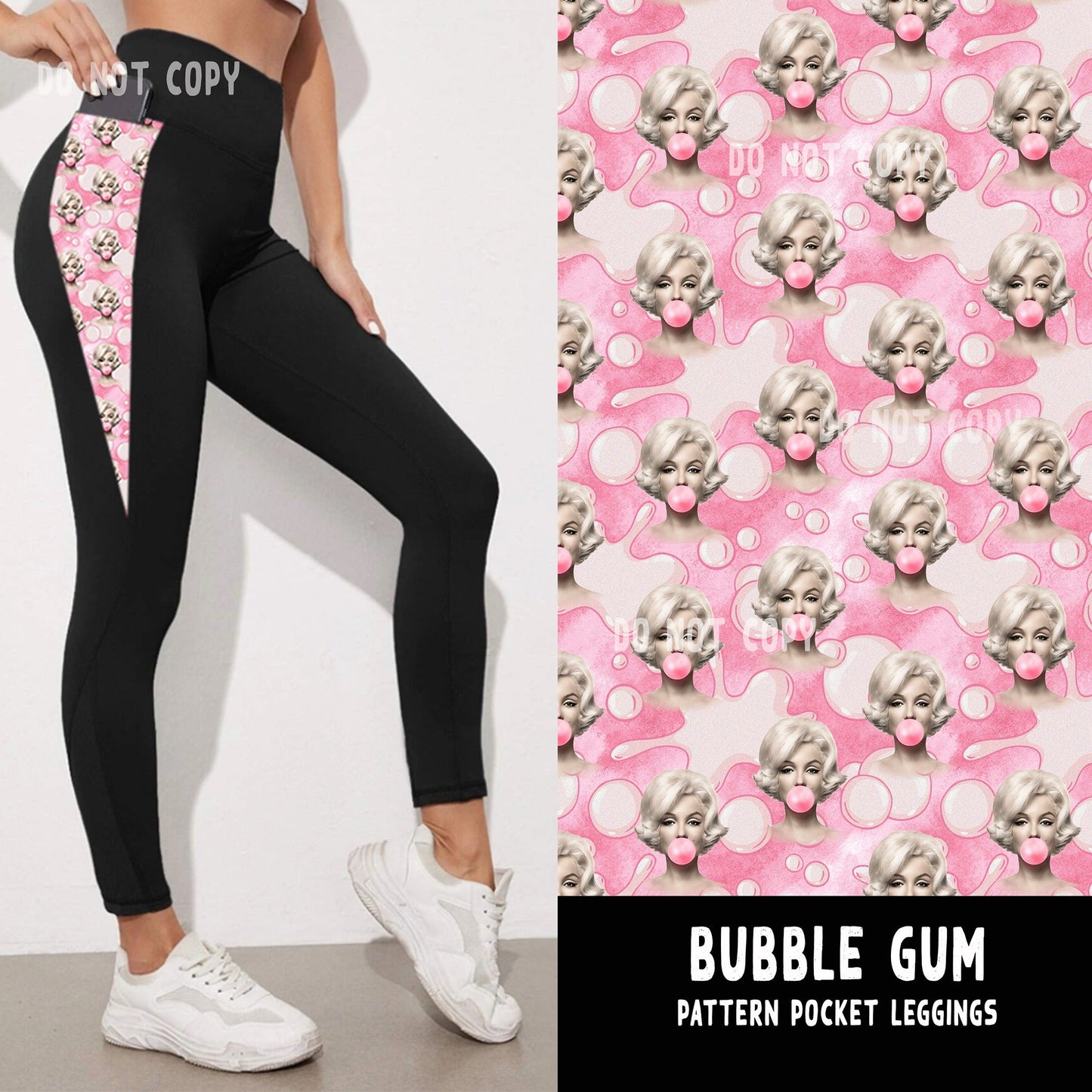 PATTERN POCKET FULL-BUBBLE GUM - Like A Duchess