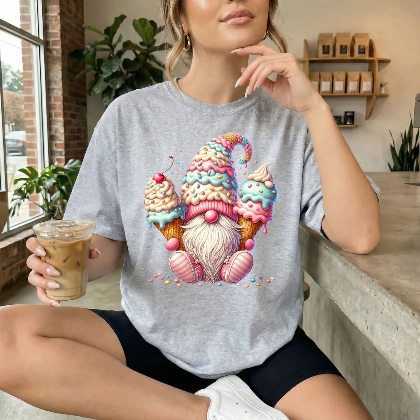 Double Cone Gnome Tshirt - Like A Duchess