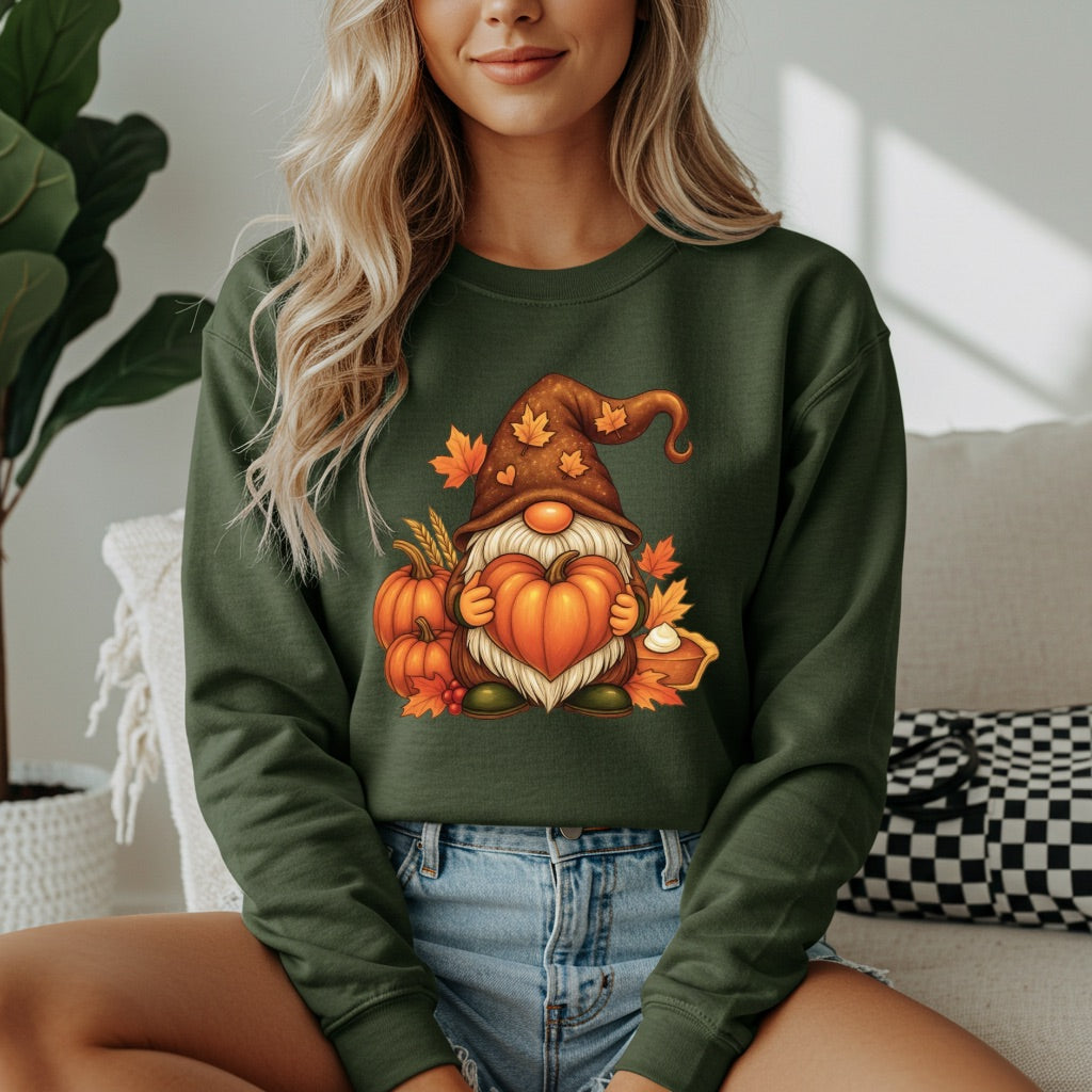 Pumpkin Pie Gnome Sweatshirt - Like A Duchess