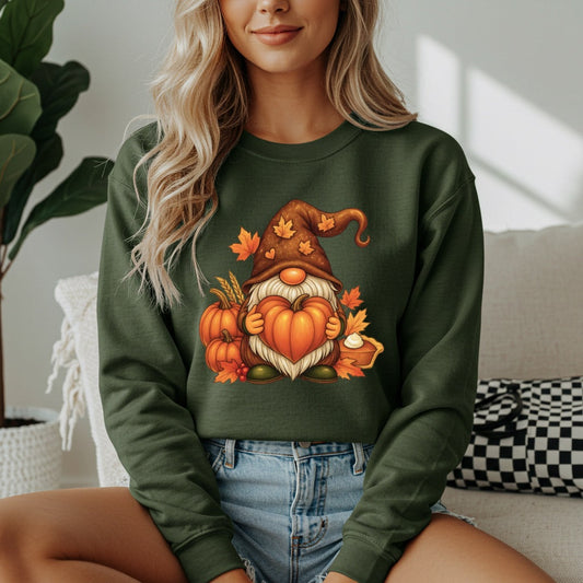 Pumpkin Pie Gnome Sweatshirt - Like A Duchess