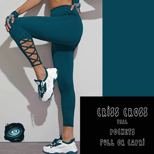 CRISS CROS RUN- TEAL - Like A Duchess