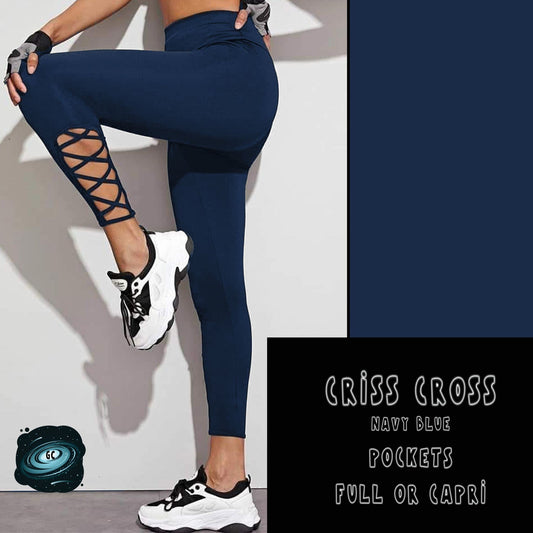 CRISS CROS RUN- NAVY BLUE - Like A Duchess
