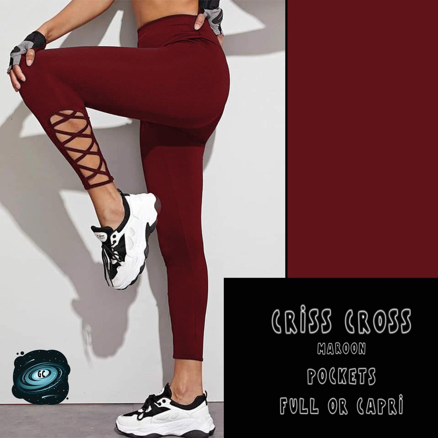 CRISS CROS RUN- MAROON - Like A Duchess