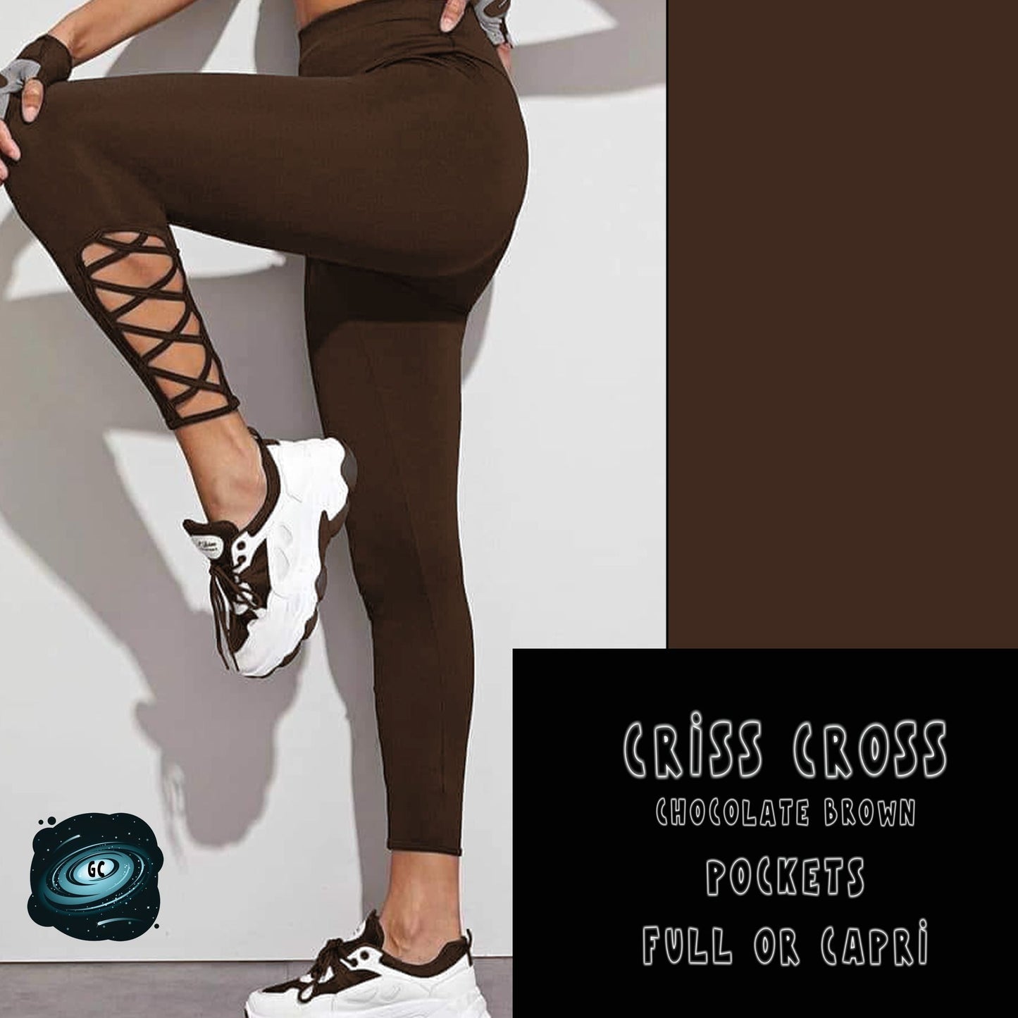 CRISS CROS RUN- CHOCOLATE BROWN - Like A Duchess