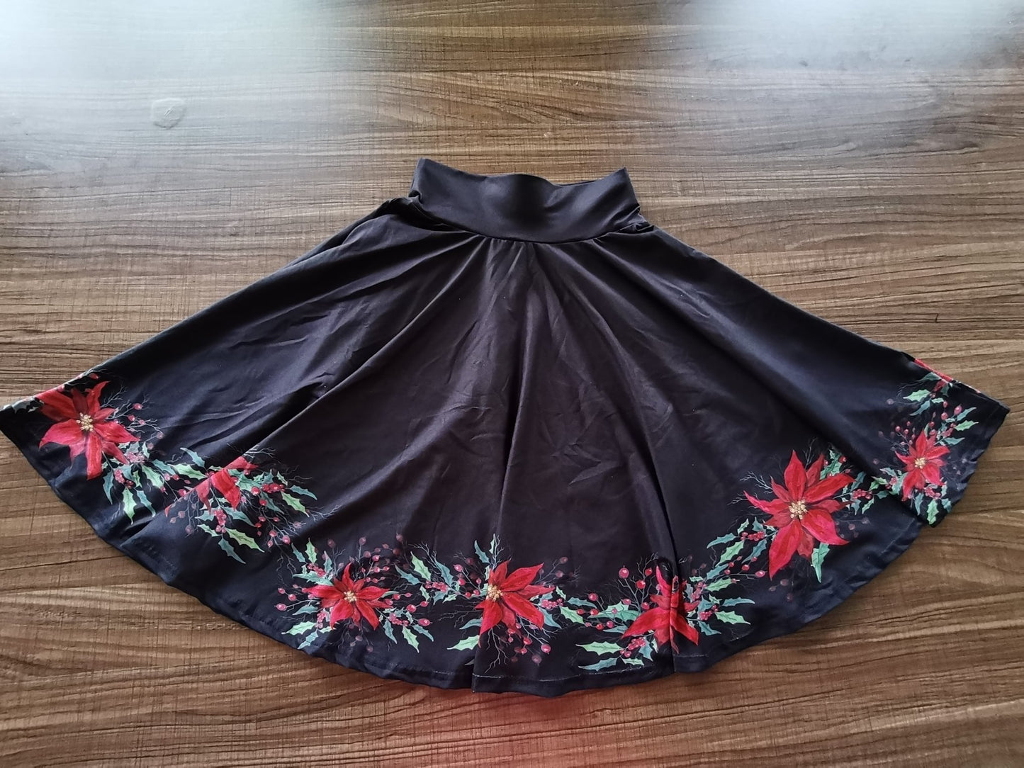 SWING SKIRT RUN- BLACK WHITE PLAID - Like A Duchess
