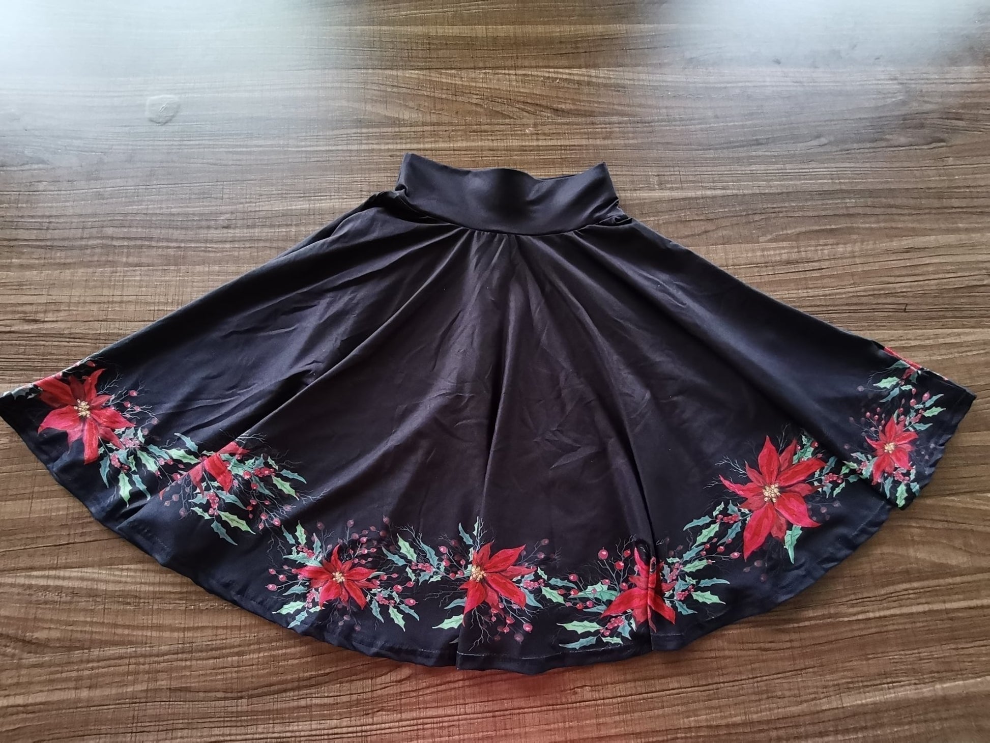 SWING SKIRT RUN- FLORAL FLAMINGO - Like A Duchess
