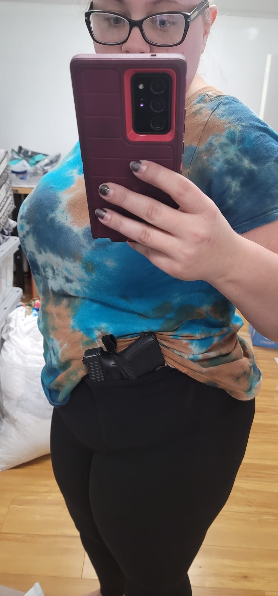 CONCEAL CARRY RUN- BLACK LEGGINGS/CAPRI/JOGGERS - Like A Duchess