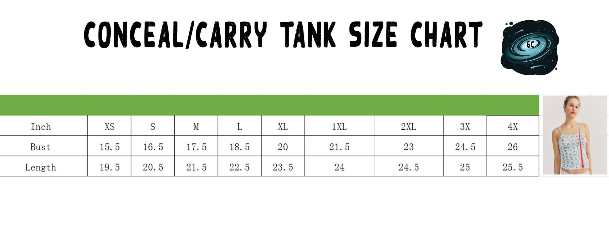 CONCEAL CARRY RUN- SOLID BLACK TANK - Like A Duchess