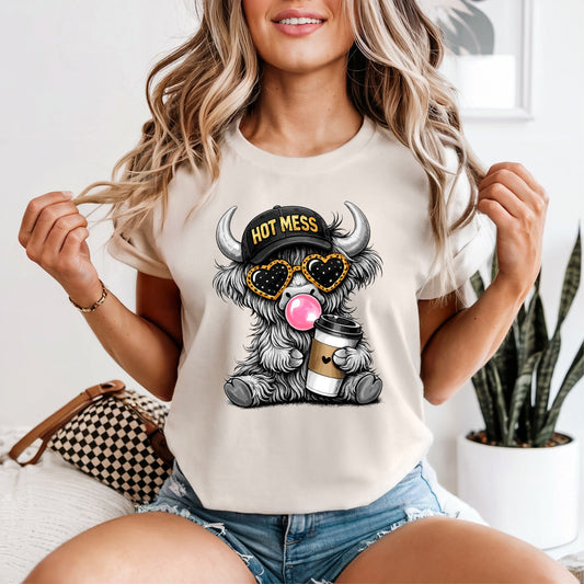 Hot Mess Highland Tshirt - Like A Duchess