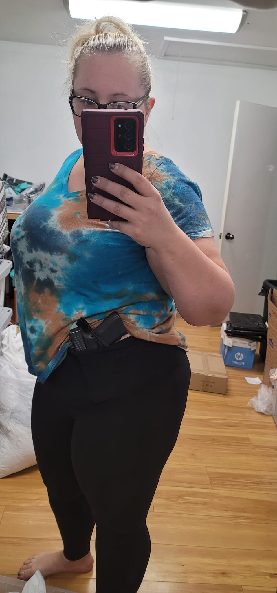 CONCEAL CARRY RUN- BLACK LEGGINGS/CAPRI/JOGGERS - Like A Duchess