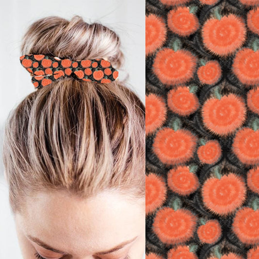PUMPKIN TIE DYE - KNOT SCRUNCHIE - Like A Duchess