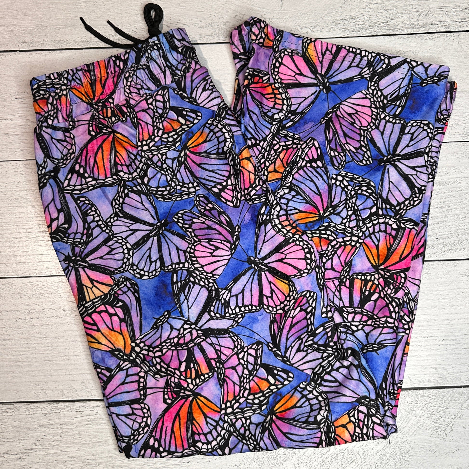 Butterfly Periwinkle Lounge Pants - Like A Duchess