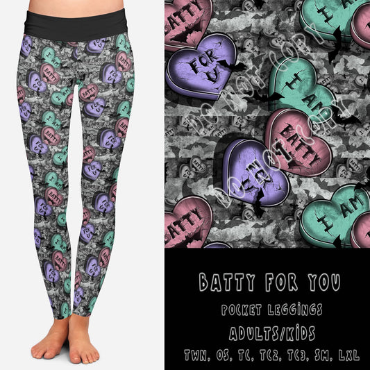 SPRING FLING-BATTY FOR YOU- LEGGINGS/JOGGERS - Like A Duchess
