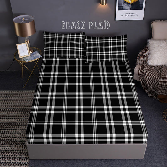 SHEET SET RUN- BLACK PLAID - Like A Duchess