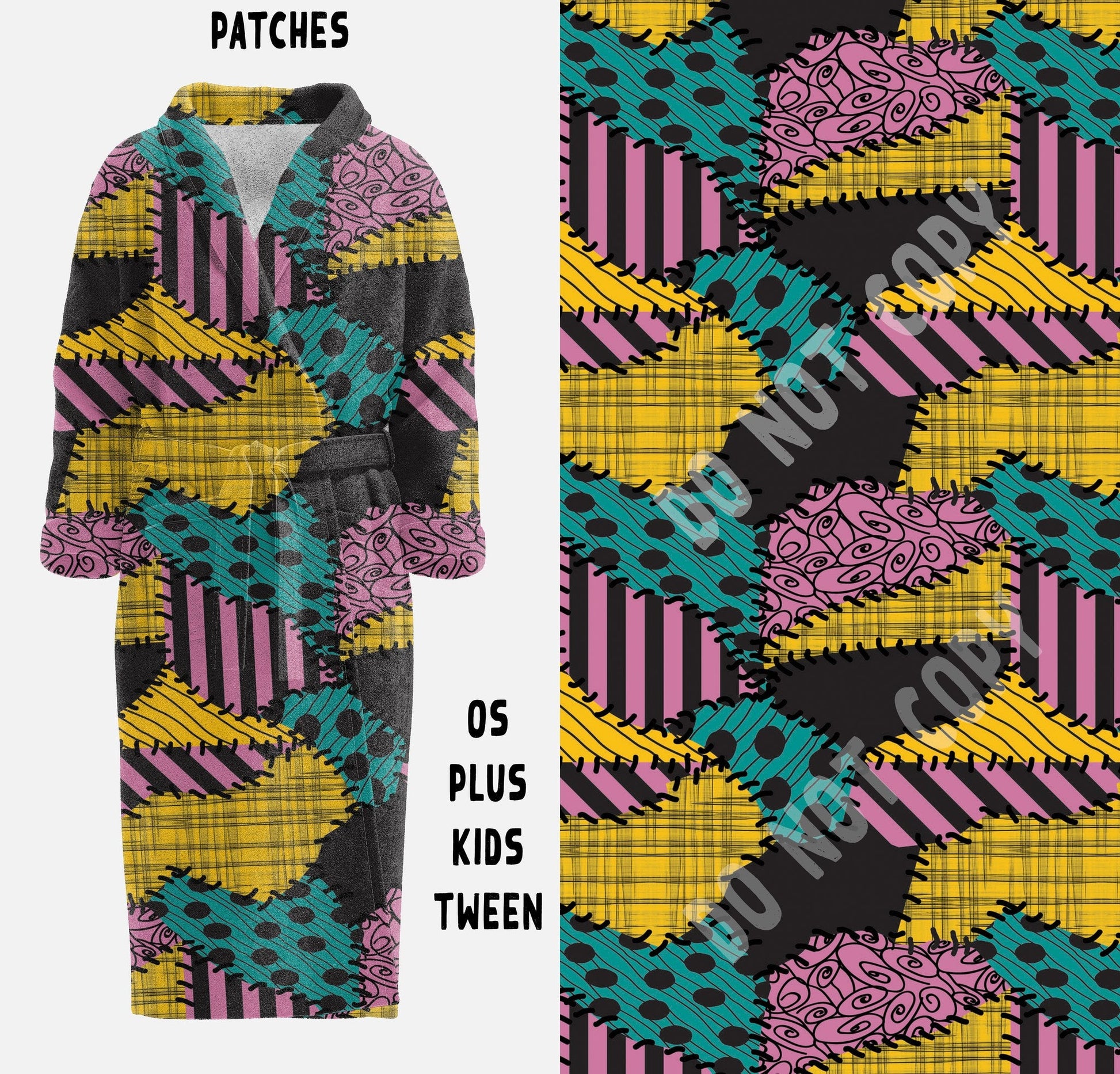 HOUSE ROBES- PATCHES- KIDS S (SIZE 6-8) - Like A Duchess