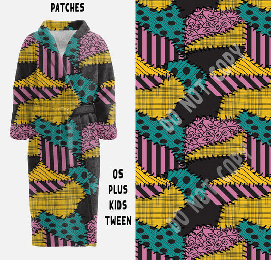 HOUSE ROBES- PATCHES- KIDS S (SIZE 6-8) - Like A Duchess