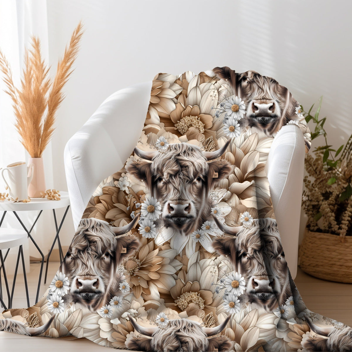 Fall Cow 50x60 Blanket | Run Ends 6/30 | ETA 42 days - Like A Duchess