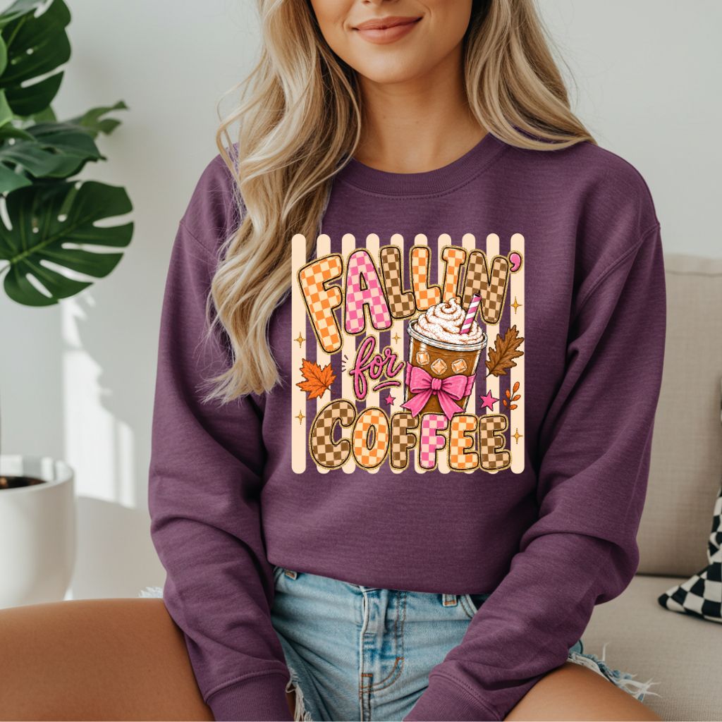 Fallin For Coffee Sweatshirt - Like A Duchess