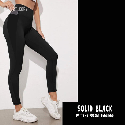 SOLID BLACK-PPO -LEGGING - Like A Duchess