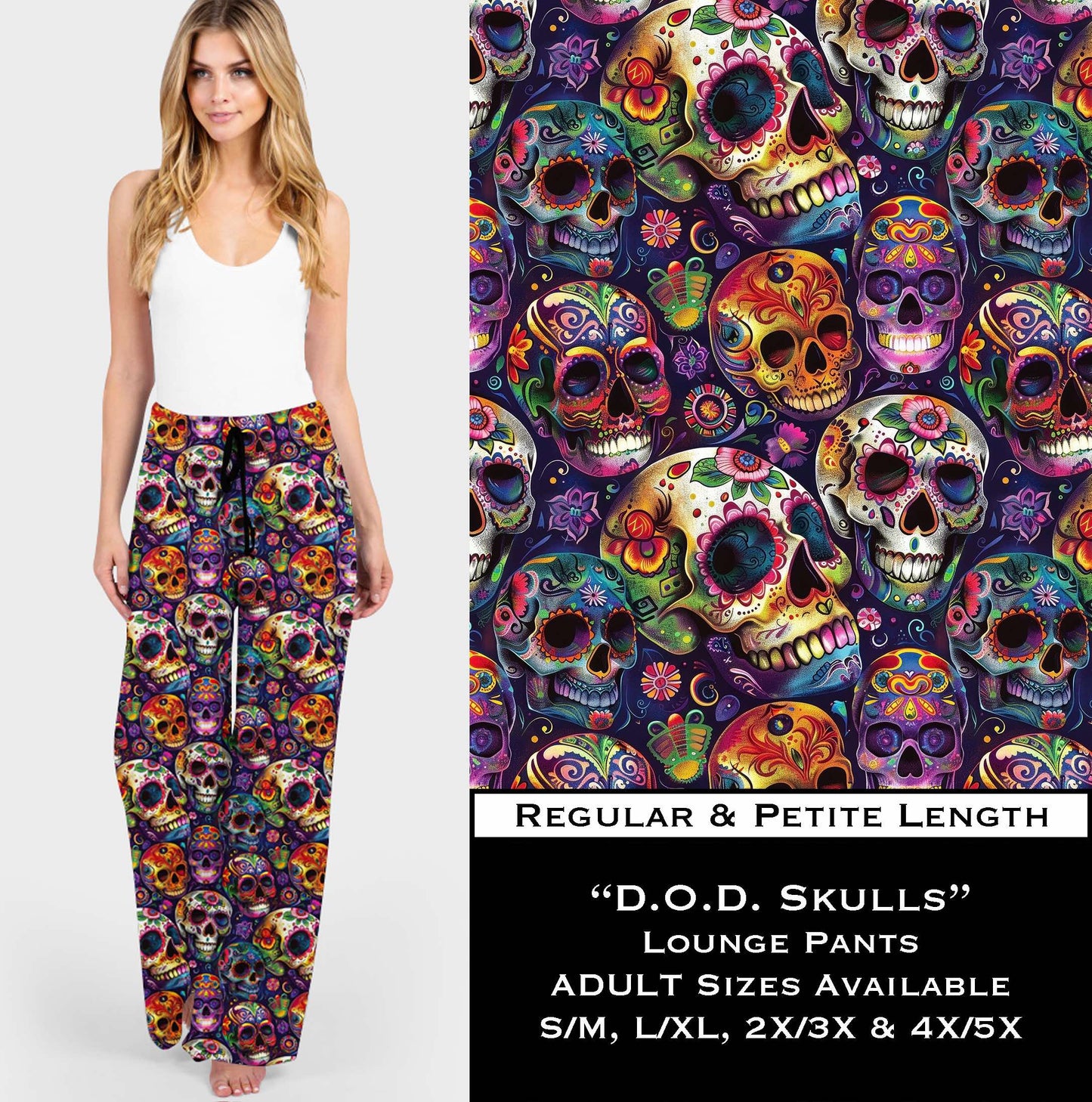 D.O.D. Skulls Lounge Pants - Like A Duchess